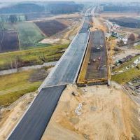 Budowa drogi S1 - Okolice Bijasowic i Zarzyny -grudzień 2025 (zdjęcia z lotu ptaka) (9)