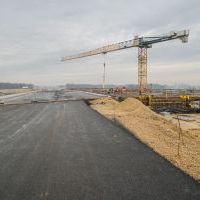 Budowa drogi S1 - Okolice Bijasowic i Zarzyny -grudzień 2025 (zdjęcia z lotu ptaka) (5)