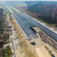 Budowa drogi S1 - Okolice Bijasowic i Zarzyny -grudzień 2025 (zdjęcia z lotu ptaka) (8)