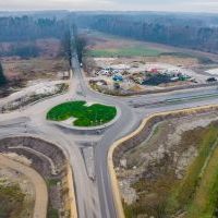 Budowa drogi S1 - Okolice Bijasowic i Zarzyny -grudzień 2025 (zdjęcia z lotu ptaka) (1)