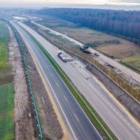 Budowa drogi S1 - Okolice Bijasowic i Zarzyny -grudzień 2025 (zdjęcia z lotu ptaka) (16)