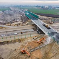 Budowa drogi S1 - Okolice Bijasowic i Zarzyny -grudzień 2025 (zdjęcia z lotu ptaka) (3)