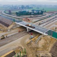 Budowa drogi S1 - Okolice Bijasowic i Zarzyny -grudzień 2025 (zdjęcia z lotu ptaka) (2)