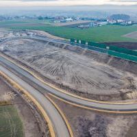 Budowa drogi S1 - Okolice Bijasowic i Zarzyny -grudzień 2025 (zdjęcia z lotu ptaka) (16)