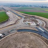 Budowa drogi S1 - Okolice Bijasowic i Zarzyny -grudzień 2025 (zdjęcia z lotu ptaka) (15)