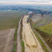 Budowa drogi S1 - Okolice Bijasowic i Zarzyny -grudzień 2025 (zdjęcia z lotu ptaka) (9)