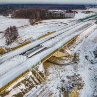 Budowa drogi S1 - Okolice Bijasowic i Zarzyny - styczeń 2026 (zdjęcia z lotu ptaka) (10)