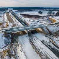 Budowa drogi S1 - Okolice Bijasowic i Zarzyny - styczeń 2026 (zdjęcia z lotu ptaka) (7)