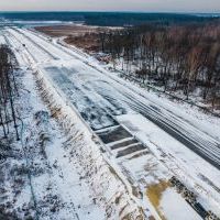 Budowa drogi S1 - Okolice Bijasowic i Zarzyny - styczeń 2026 (zdjęcia z lotu ptaka) (1)