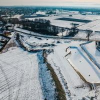 Budowa drogi S1 - Okolice Bijasowic i Zarzyny - styczeń 2026 (zdjęcia z lotu ptaka) (2)