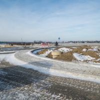 Budowa drogi S1 - Okolice Bijasowic i Zarzyny -styczeń 2026 (zdjęcia z poziomu ziemi) (2)