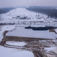 Budowa drogi S1 - Kosztowy - Bieruń - styczeń 2026 (zdjęcia z lotu ptaka) (3)