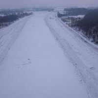 Budowa drogi S1 - Kosztowy - Bieruń - styczeń 2026 (zdjęcia z lotu ptaka) (2)