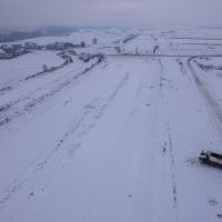 Budowa drogi S1 - Kosztowy - Bieruń - styczeń 2026 (zdjęcia z lotu ptaka) (4)