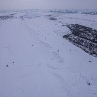 Budowa drogi S1 - Kosztowy - Bieruń - styczeń 2026 (zdjęcia z lotu ptaka) (11)