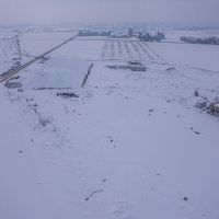 Budowa drogi S1 - Kosztowy - Bieruń - styczeń 2026 (zdjęcia z lotu ptaka) (9)