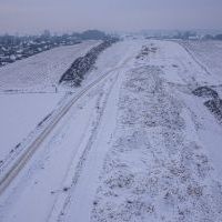 Budowa drogi S1 - Kosztowy - Bieruń - styczeń 2026 (zdjęcia z lotu ptaka) (4)