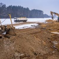 Budowa drogi S1 - Kosztowy - Bieruń - styczeń 2026 (zdjęcia z poziomu ziemi) (7)