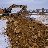 Budowa drogi S1 - Kosztowy - Bieruń - styczeń 2026 (zdjęcia z poziomu ziemi) (6)