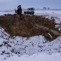 Budowa drogi S1 - Kosztowy - Bieruń - styczeń 2026 (zdjęcia z poziomu ziemi) (2)