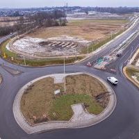 Budowa drogi S1 - Okolice Bijasowic i Zarzyny (z lotu ptaka) - 30 stycznia 2026 (1)