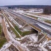 Budowa drogi S1 - Okolice Bijasowic i Zarzyny (z lotu ptaka) - 30 stycznia 2026 (12)