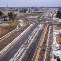 Budowa drogi S1 - Okolice Bijasowic i Zarzyny (z lotu ptaka) - 30 stycznia 2026 (10)