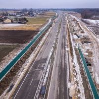 Budowa drogi S1 - Okolice Bijasowic i Zarzyny (z lotu ptaka) - 30 stycznia 2026 (8)