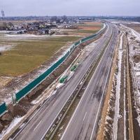Budowa drogi S1 - Okolice Bijasowic i Zarzyny (z lotu ptaka) - 30 stycznia 2026 (7)