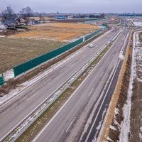 Budowa drogi S1 - Okolice Bijasowic i Zarzyny (z lotu ptaka) - 30 stycznia 2026 (6)