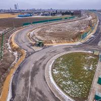 Budowa drogi S1 - Okolice Bijasowic i Zarzyny (z lotu ptaka) - 30 stycznia 2026 (4)