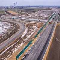 Budowa drogi S1 - Okolice Bijasowic i Zarzyny (z lotu ptaka) - 30 stycznia 2026 (2)