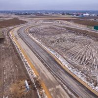 Budowa drogi S1 - Okolice Bijasowic i Zarzyny (z lotu ptaka) - 30 stycznia 2026 (11)