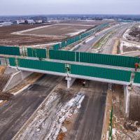 Budowa drogi S1 - Okolice Bijasowic i Zarzyny (z lotu ptaka) - 30 stycznia 2026 (10)