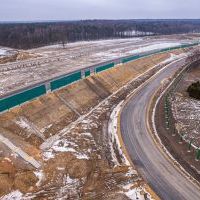 Budowa drogi S1 - Okolice Bijasowic i Zarzyny (z lotu ptaka) - 30 stycznia 2026 (9)