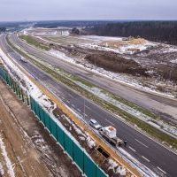 Budowa drogi S1 - Okolice Bijasowic i Zarzyny (z lotu ptaka) - 30 stycznia 2026 (7)
