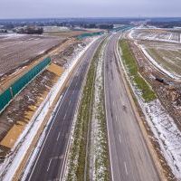 Budowa drogi S1 - Okolice Bijasowic i Zarzyny (z lotu ptaka) - 30 stycznia 2026 (6)