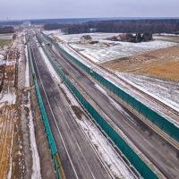 Budowa drogi S1 - Okolice Bijasowic i Zarzyny (z lotu ptaka) - 30 stycznia 2026 (3)