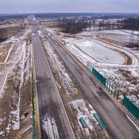 Budowa drogi S1 - Okolice Bijasowic i Zarzyny (z lotu ptaka) - 30 stycznia 2026 (1)