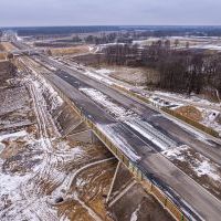 Budowa drogi S1 - Okolice Bijasowic i Zarzyny (z lotu ptaka) - 30 stycznia 2026 (11)