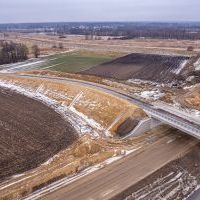 Budowa drogi S1 - Okolice Bijasowic i Zarzyny (z lotu ptaka) - 30 stycznia 2026 (8)