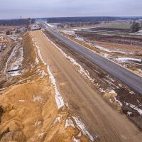 Budowa drogi S1 - Okolice Bijasowic i Zarzyny (z lotu ptaka) - 30 stycznia 2026 (7)