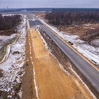 Budowa drogi S1 - Okolice Bijasowic i Zarzyny (z lotu ptaka) - 30 stycznia 2026 (3)