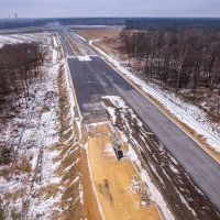 Budowa drogi S1 - Okolice Bijasowic i Zarzyny (z lotu ptaka) - 30 stycznia 2026 (2)