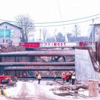 Budowa tunelu pod torami na ul. Wawelskiej - luty 2026 r (7)