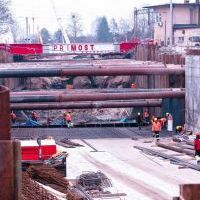 Budowa tunelu pod torami na ul. Wawelskiej - luty 2026 r (6)