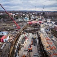 Budowa tunelu pod torami na ul. Wawelskiej oraz ronda na skrzyżowaniu Wawelska/Warszawska - 17 lutego 2026 r (2)