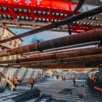 Budowa tunelu pod torami na ul. Wawelskiej oraz ronda na skrzyżowaniu Wawelska/Warszawska - 26 marca 2026 r (6)