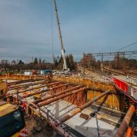 Budowa tunelu pod torami na ul. Wawelskiej oraz ronda na skrzyżowaniu Wawelska/Warszawska - 26 marca 2026 r (1)