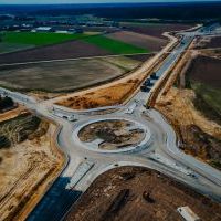 Obwodnica i łącznica, węzeł Bieruń, ronda - stan na dzień 9 kwietnia 2026 r.  (3)
